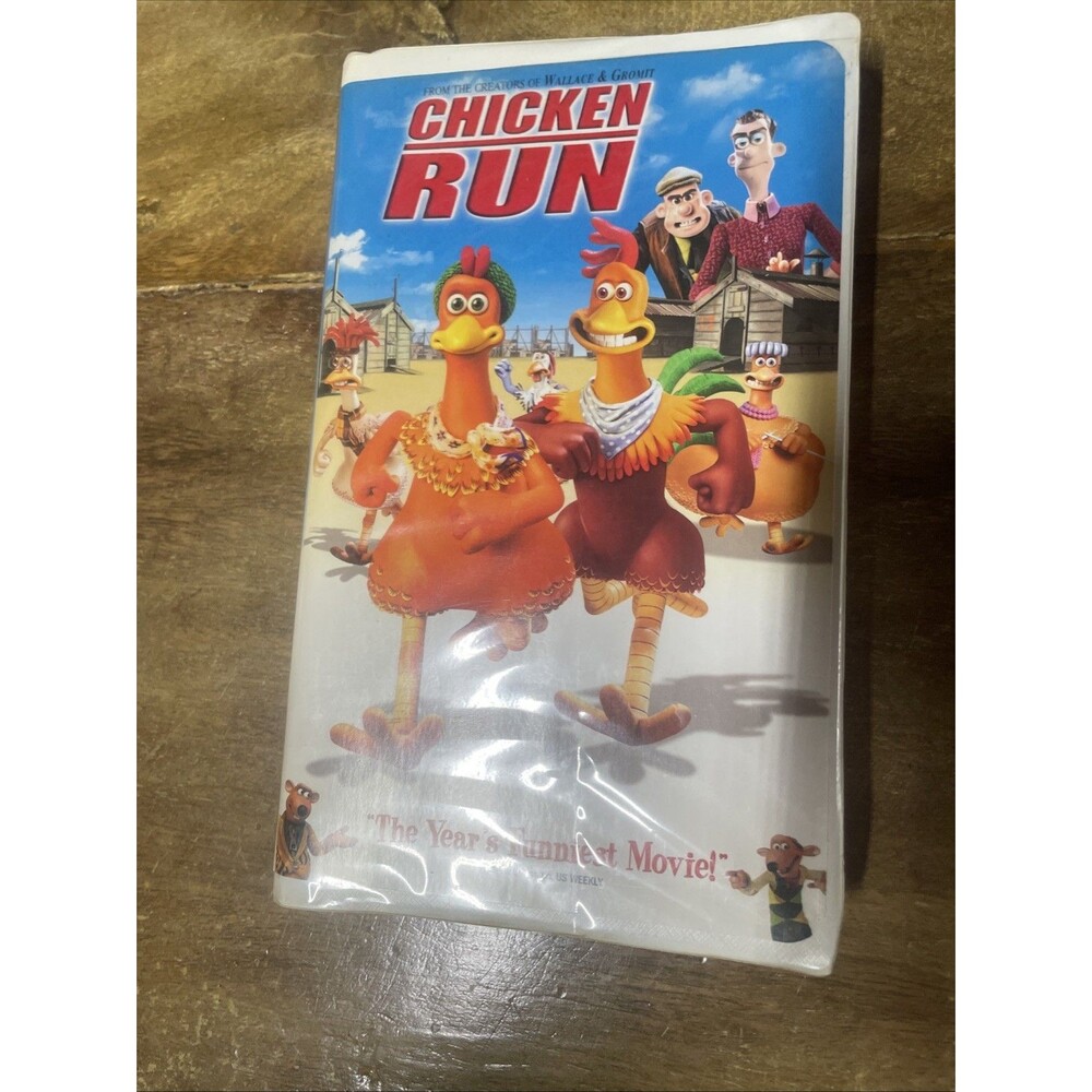 CHICKEN‎ RUN - (VHS, 2000 DREAMWORKS) - ANIMATED -